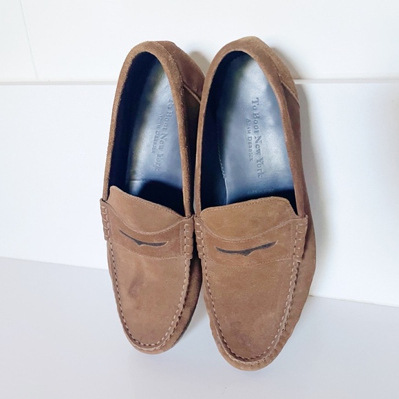To Boot Tan Suede Loafers Sz 10M main image 5